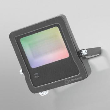 LEDVANCE SMART+ WiFi Floodlight, RGBW, szürke, 30W kép