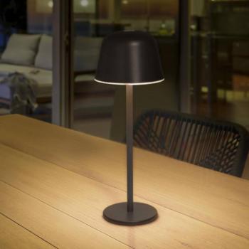 LEDVANCE Style Stan LED-es, újratölthető asztali lámpa, CCT, sötétszürke kép