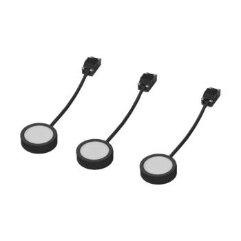 LEDVANCE Undercabinet Puck bútor spot 3 db fekete kép