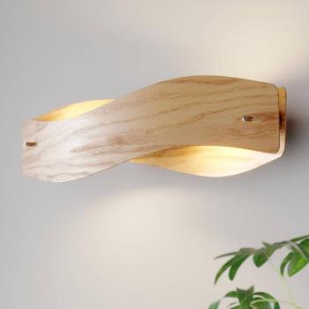Lian LED fali lámpa, dimmelhető, natúr tölgy kép