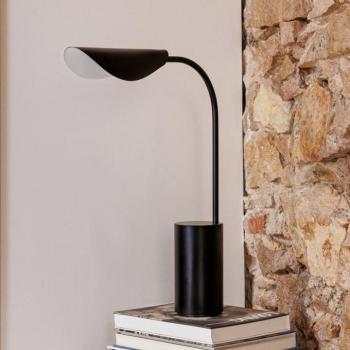 Liggera asztali lámpa, fekete, acél, magasság 27.9 cm kép
