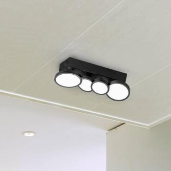 LIGHTME LED világítás Aqua GU10 négy izzós fekete kép