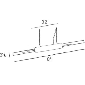 Limbo függőlámpa, márvány, fehér, 2-lámpás, állítható magasságú kép