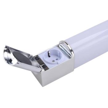 Lind D LED fürdőszobai fali lámpa konnektorral kép