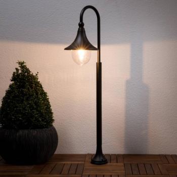 Lindby Daphne ösvényvilágítás, 120 cm, fekete, fém, E27 kép