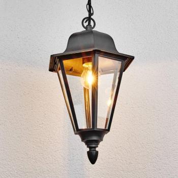 Lindby Edana kültéri függőlámpa, 40 cm, antracit, E27, IP44 kép