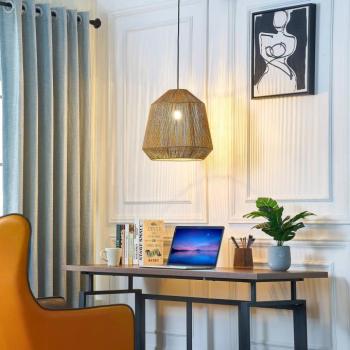 Lindby függőlámpa Otso, 40 cm magas, bambusz, E27 kép