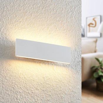 Lindby Ignazia LED fali lámpa, 28 cm, fehér, fém, fel/le, fel/le, le kép