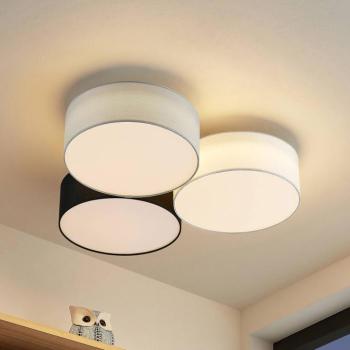 Lindby Janita LED-es mennyezeti lámpa, 3 lámpás, három színű kép