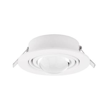 Lindby Jyla süllyesztett spotlámpa, fehér, 4.200 K, Ø 13 cm, lencse kép