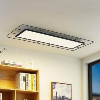 Lindby Khai LED mennyezeti lámpa fok.dim 120x50cm kép