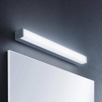 Lindby Klea LED-es fürdőszoba lámpa, 60 cm, króm, fém, IP44 kép