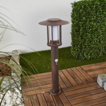 Lindby LED állólámpa Pavlos, 55 cm, rozsdaszínű, szenzoros, szenzoros kép