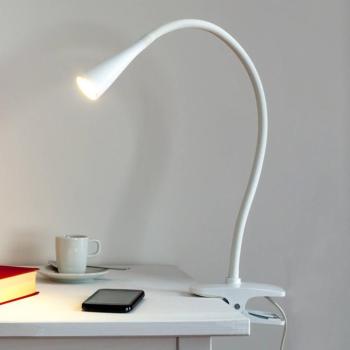 Lindby LED-es bilincslámpa Baris, fehér, magasság 44 cm, 3000K kép