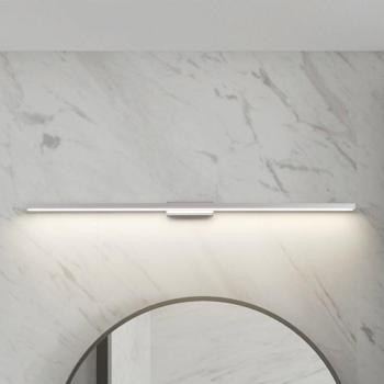 Lindby LED-es fürdőszobai és tükörvilágítás Alenia, 120cm, IP44, szürke kép