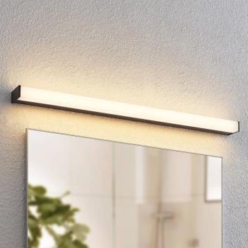 Lindby LED fürdőszoba fali lámpa Ulisan, 89 cm, fekete, szögletes, szögletes kép