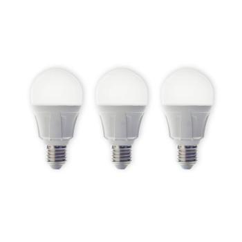 Lindby LED izzó, 3 darabos készlet, E27, 8,5 W, matt, 3.000 K kép