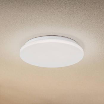 Lindby LED kültéri mennyezeti lámpa Kirkola, 3000 K, Ø 34 cm, fehér kép