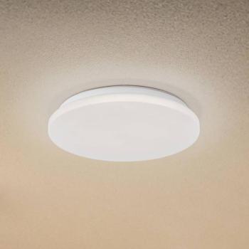 Lindby LED kültéri mennyezeti lámpa Kirkola, 4000 K, Ø 34 cm, fehér kép