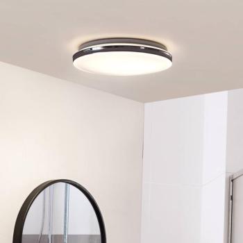 Lindby LED mennyezeti lámpa Comora, Ø 35 cm, fehér, IP44, 3000K kép