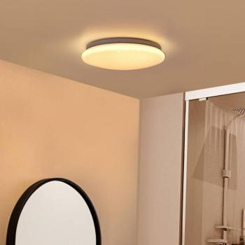 Lindby LED mennyezeti lámpa Emeryn, 4,000 K, fehér, Ø 28 cm kép