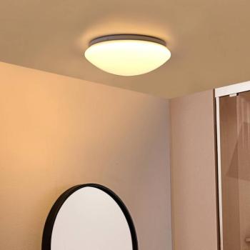 Lindby LED mennyezeti lámpa Emeryn, CCT, fényerőszabályzó, fehér, Ø 28 cm kép