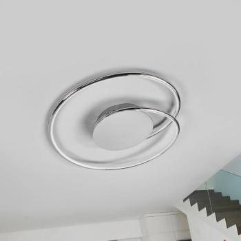 Lindby LED mennyezeti lámpa Joline, 2 darabos szett, Ø 46 cm, króm színű kép
