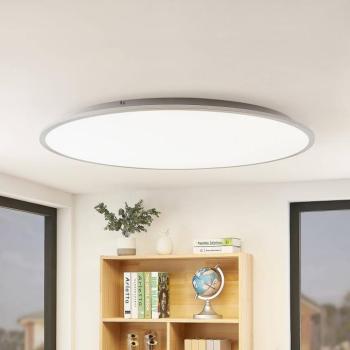 Lindby LED mennyezeti lámpa Narima, 4,000 K, Ø 100 cm, ezüst kép