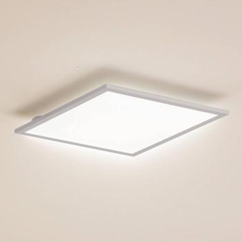 Lindby LED panel Enhife, fehér, 40 x 40 cm, fém, 4,000 K kép