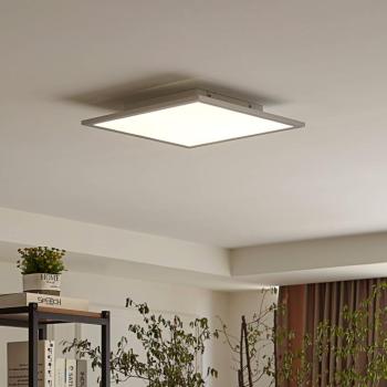 Lindby LED panel Livel, 4000K, 40 cm x 40 cm, ezüst, fém kép