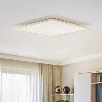 Lindby LED panel Livel, 4000K, 62 cm x 62 cm, ezüst, fém kép