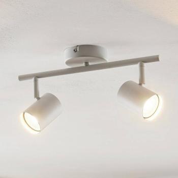 Lindby mennyezeti spotlámpa Jorell, fehér, 32 cm, 2-lámpás, fém, GU10 kép