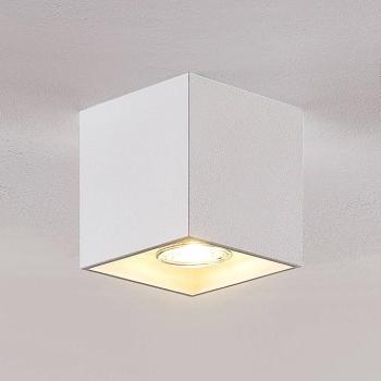Lindby Parvin alumínium downlight, szögl. fehér kép