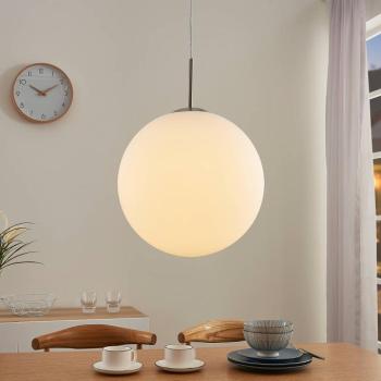 Lindby Rhona függő lámpa, opál üveggömb, 30 cm kép