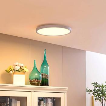 Lindby Smart LED mennyezeti lámpa Denora, fehér, RGB, CCT, Tuya kép