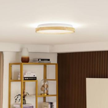 Lindby Smart LED mennyezeti lámpa Mirren fa Ø39,5cm CCT Tuya kép