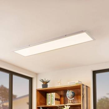 Lindby Smart LED mennyezeti panel Kjetil 120 x 30 cm Tuya RGB CCT kép