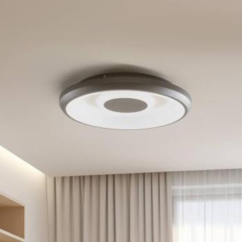 Lindby Smart Lynden LED-es mennyezeti lámpa Ø 48cm fekete RGB Tuya kép