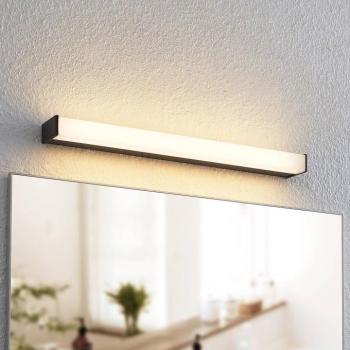 Lindby Ulisan LED fali lámpa fürdőbe, szögl 58,8cm kép