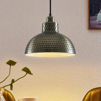 Lindby Zelotta függőlámpa, egylámpás, antik sárgaréz kép