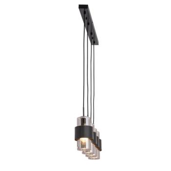 Lógó világítás 22142 4 izzós 105 cm fekete/króm kép