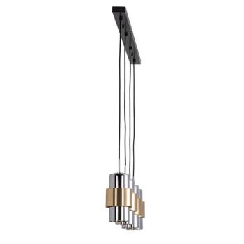 Lógó világítás 22143 4 izzós 105 cm arany/króm kép