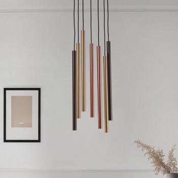 Lógó világítás Laser, 7 izzós, Ø 30 cm, színes, fém, G9 kép