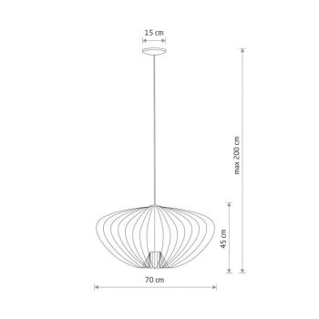 Lógó világítás Pumpkin L, sötét szürke, Ø 70 cm, fém, GU10 kép