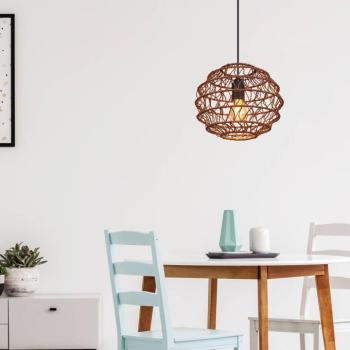 Lógó világítás Senni, barna, Ø 29 cm kép