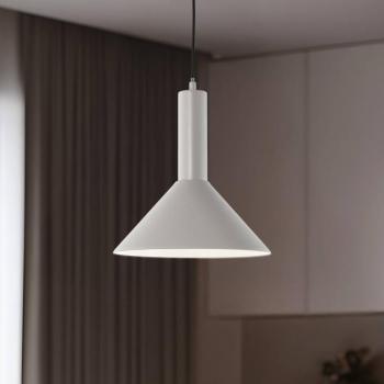 Lógó világítás Vitrum cone, taupe, fém, Ø 26 cm, E27 kép