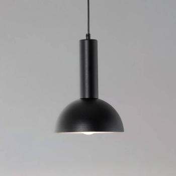 Lógó világítás Vitrum cupola S, fekete, félkör alakú, Ø 19 cm kép