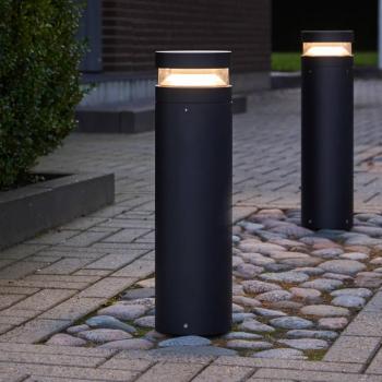 LOOM DESIGN Baldur LED-es útvilágítás, fekete, magasság 60 cm, alumínium kép
