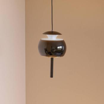 LOOM DESIGN LED-es függőlámpa Parachute, fekete Ø 9,6 cm alumínium, fekete kép
