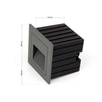 Loro LED fali lámpa, antracit, szélesség 8,5 cm, alumínium kép
